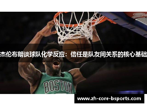 杰伦布朗谈球队化学反应：信任是队友间关系的核心基础