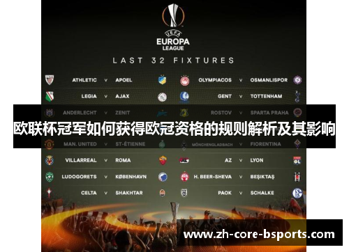 欧联杯冠军如何获得欧冠资格的规则解析及其影响